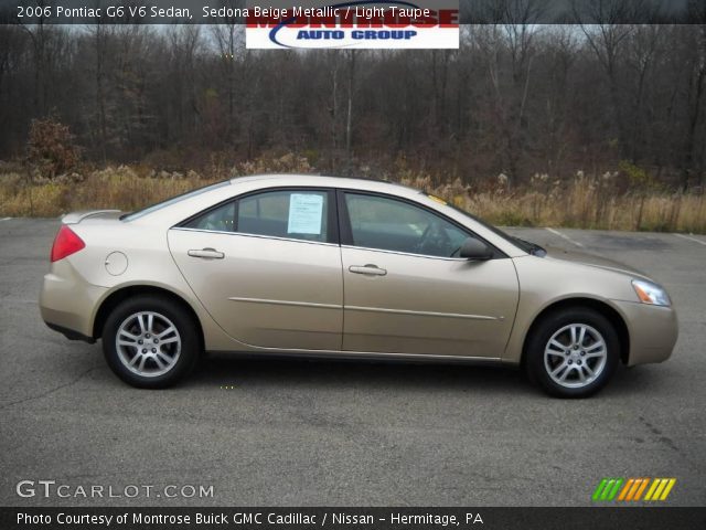 2006 Pontiac G6 V6 Sedan in Sedona Beige Metallic