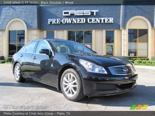 2008 Infiniti G 35 Sedan in Black Obsidian