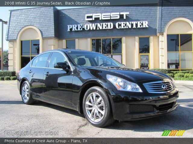 2008 Infiniti G 35 Journey Sedan in Black Obsidian