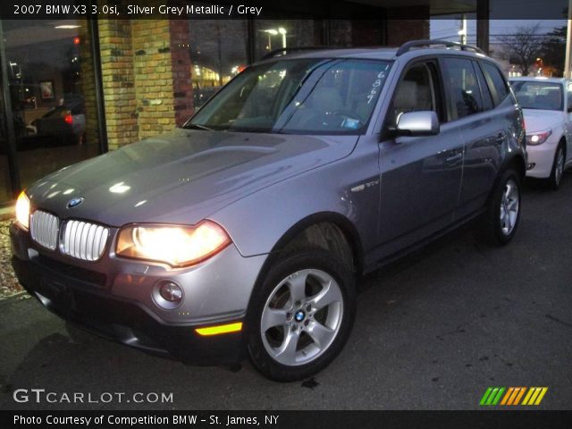 2007 BMW X3 3.0si in Silver Grey Metallic