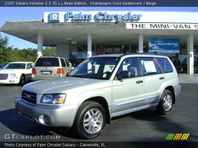 2005 Subaru Forester 2.5 XS L.L.Bean Edition in Champagne Gold Opalescent