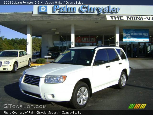 2008 Subaru Forester 2.5 X in Aspen White
