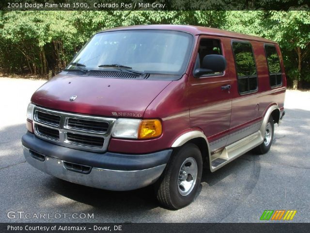 2001 Dodge Ram Van 1500 in Colorado Red
