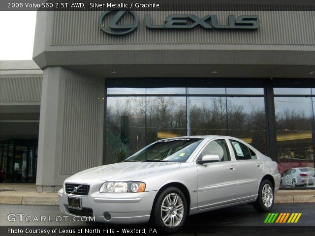 2006 Volvo S60 2.5T AWD in Silver Metallic