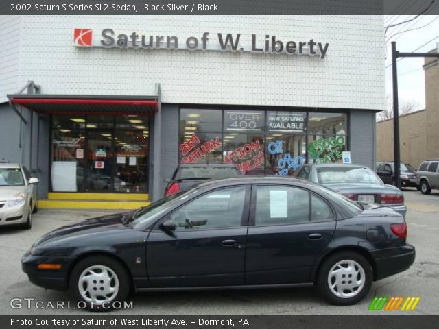 2002 Saturn S Series SL2 Sedan in Black Silver
