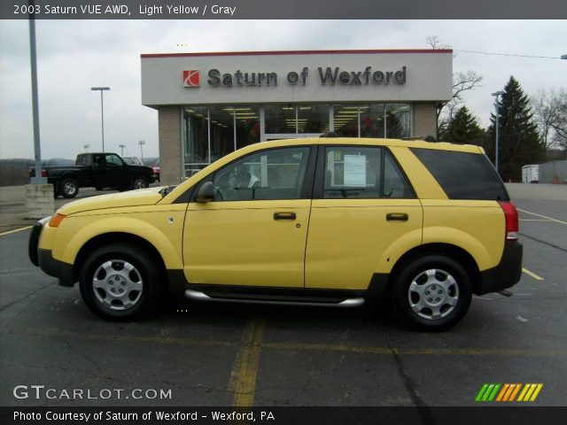 2003 Saturn VUE AWD in Light Yellow