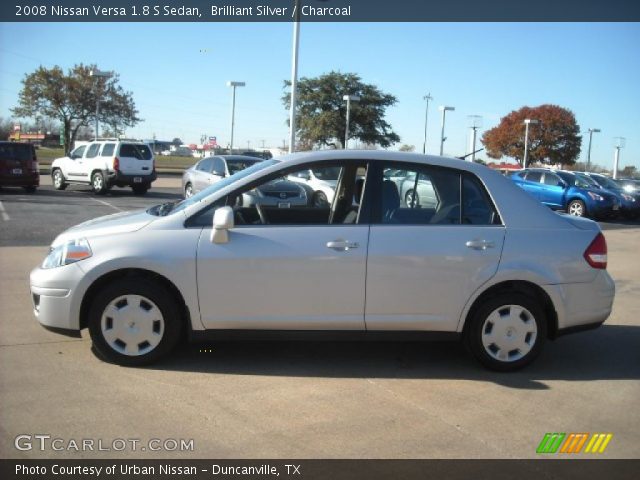 2008 Nissan Versa 1.8 S Sedan in Brilliant Silver