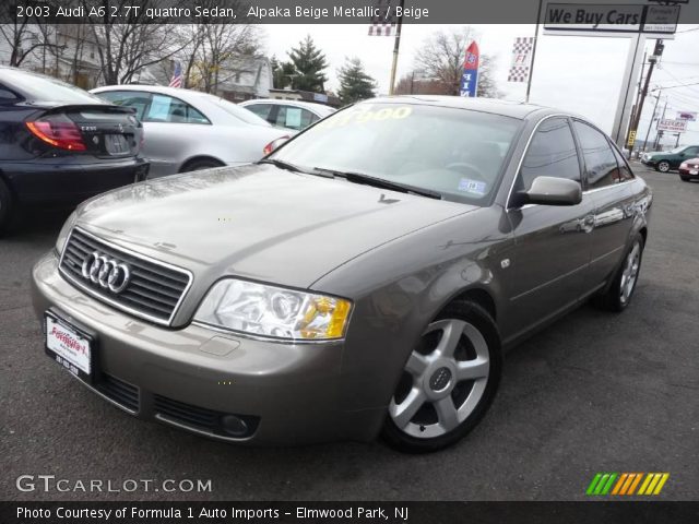 2003 Audi A6 2.7T quattro Sedan in Alpaka Beige Metallic