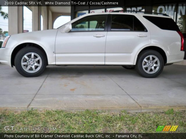 2009 Cadillac SRX V6 in White Diamond Tri-Coat