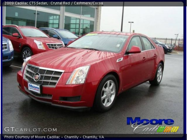 2009 Cadillac CTS Sedan in Crystal Red