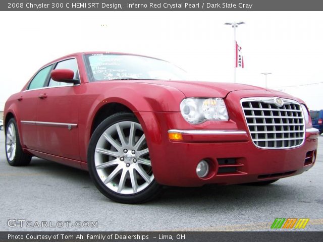 2008 Chrysler 300 C HEMI SRT Design in Inferno Red Crystal Pearl