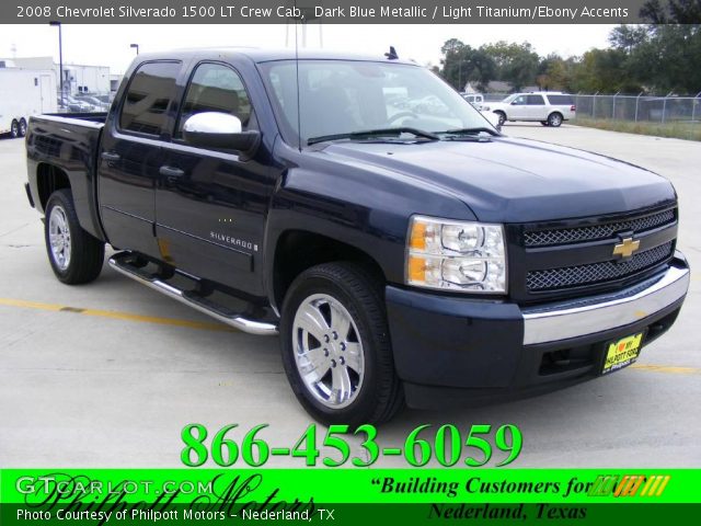 2008 Chevrolet Silverado 1500 LT Crew Cab in Dark Blue Metallic