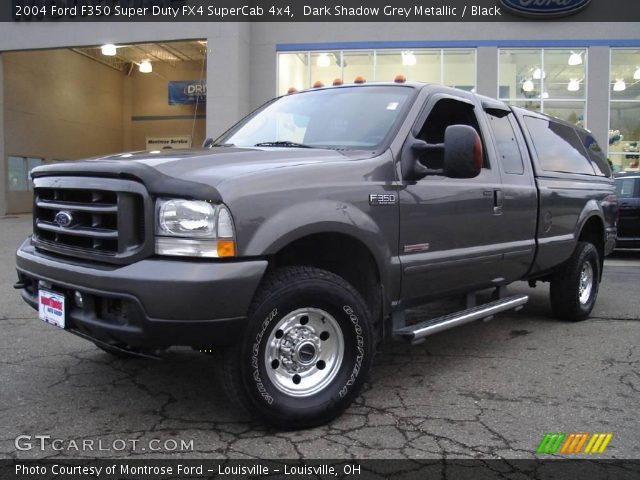 2004 Ford F350 Super Duty FX4 SuperCab 4x4 in Dark Shadow Grey Metallic