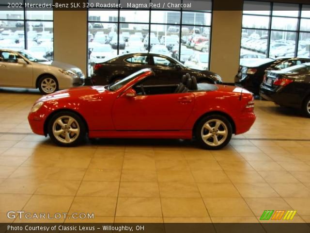 2002 Mercedes-Benz SLK 320 Roadster in Magma Red