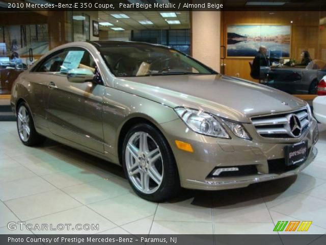 2010 Mercedes-Benz E 350 Coupe in Pearl Beige Metallic