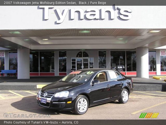 2007 Volkswagen Jetta Wolfsburg Edition Sedan in Black