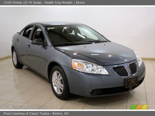 2006 Pontiac G6 V6 Sedan in Stealth Gray Metallic
