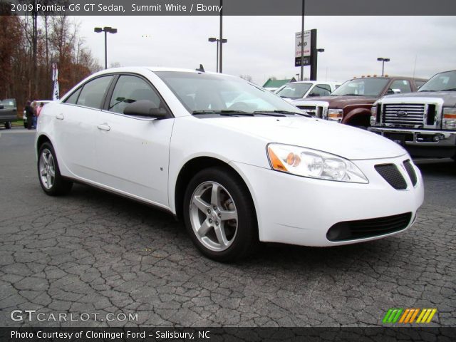 2009 Pontiac G6 GT Sedan in Summit White