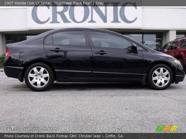 2007 Black honda civic sedan #4