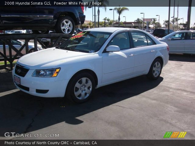 2008 Hyundai Sonata GLS in Powder White Pearl