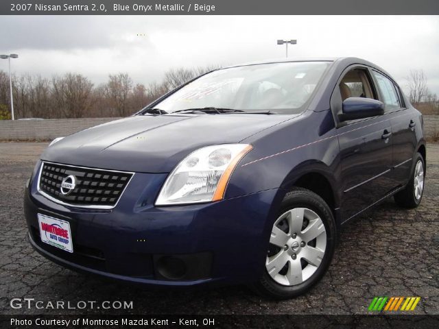 2007 Nissan Sentra 2.0 in Blue Onyx Metallic
