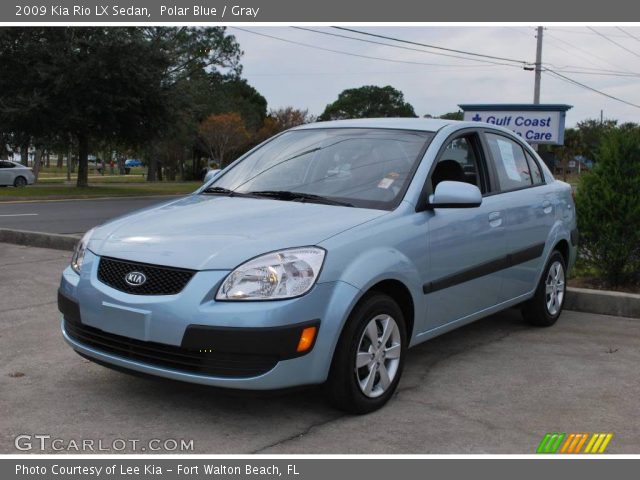2009 Kia Rio LX Sedan in Polar Blue