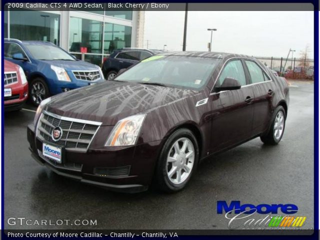 2009 Cadillac CTS 4 AWD Sedan in Black Cherry