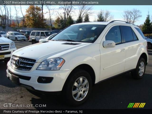 2007 Mercedes-Benz ML 350 4Matic in Alabaster White