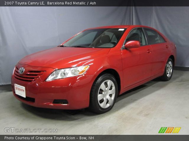 2007 Toyota Camry LE in Barcelona Red Metallic