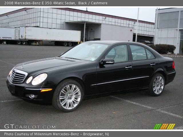 2008 Mercedes-Benz E 350 4Matic Sedan in Black