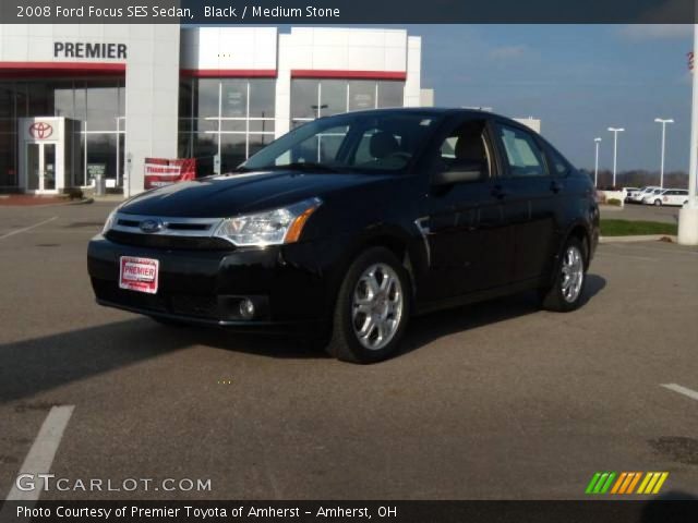 2008 Ford Focus SES Sedan in Black