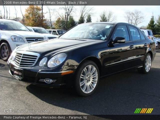 2008 Mercedes-Benz E 350 4Matic Sedan in Black