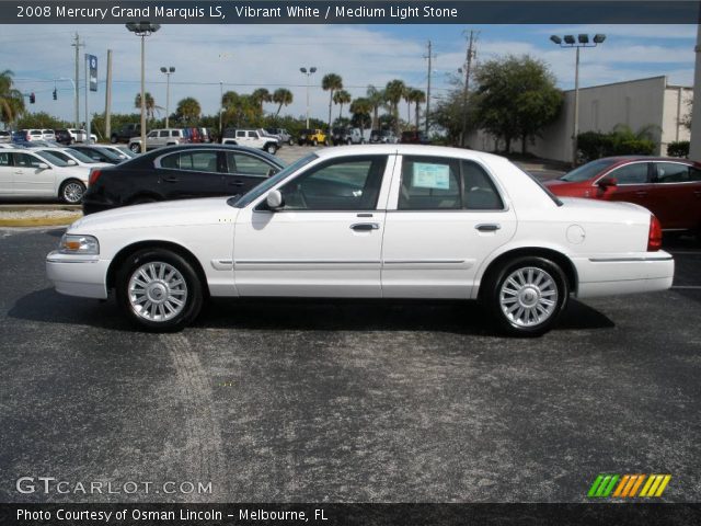 2008 Mercury Grand Marquis LS in Vibrant White