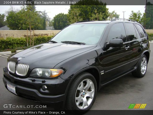 2004 BMW X5 4.8is in Black Sapphire Metallic