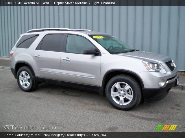 2008 GMC Acadia SLE AWD in Liquid Silver Metallic