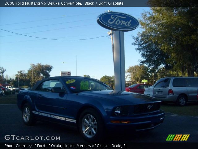2008 Ford Mustang V6 Deluxe Convertible in Black