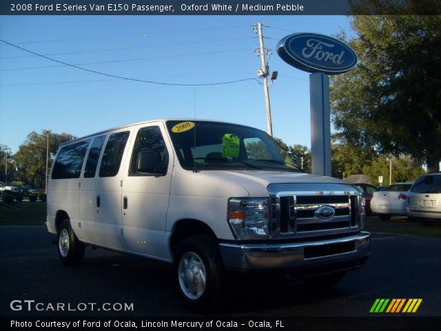 2008 Ford E Series Van E150 Passenger in Oxford White