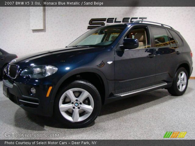 2007 BMW X5 3.0si in Monaco Blue Metallic