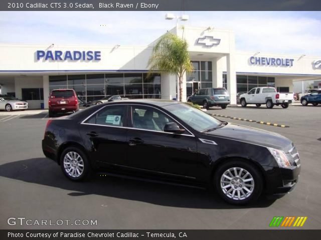 2010 Cadillac CTS 3.0 Sedan in Black Raven