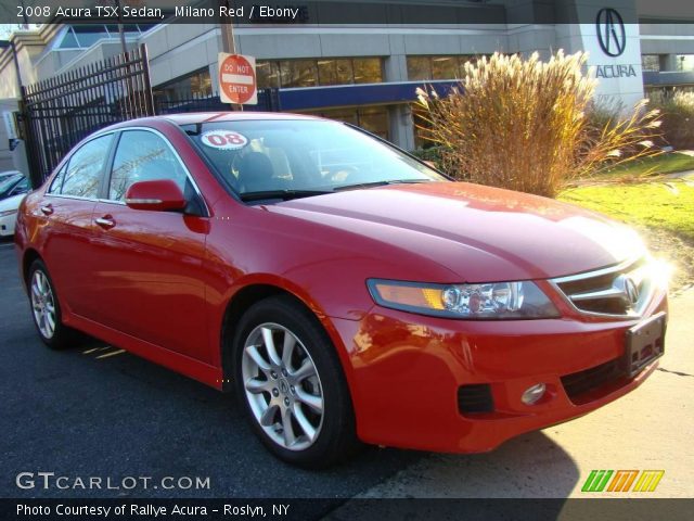 2008 Acura TSX Sedan in Milano Red