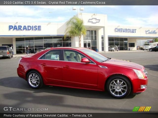 2010 Cadillac CTS 3.6 Sedan in Crystal Red Tintcoat