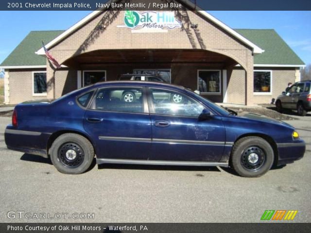 2001 Chevrolet Impala Police in Navy Blue Metallic