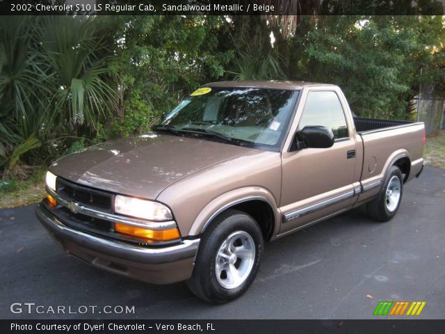 2002 Chevrolet S10 LS Regular Cab in Sandalwood Metallic