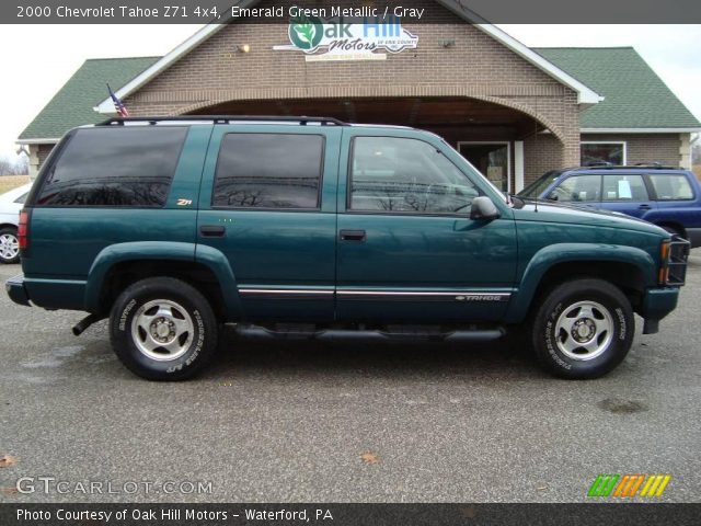 2000 Chevrolet Tahoe Z71 4x4 in Emerald Green Metallic