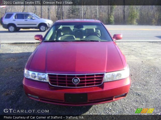 2001 Cadillac Seville STS in Crimson Red