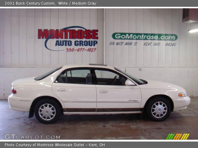 2001 Buick Century Custom in White