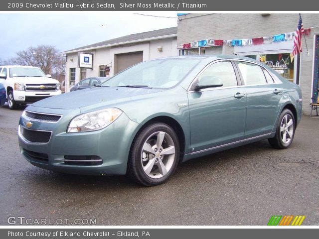 2009 Chevrolet Malibu Hybrid Sedan in Silver Moss Metallic