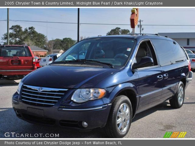 2005 Chrysler Town & Country Limited in Midnight Blue Pearl