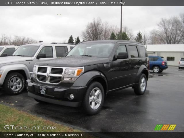 2010 Dodge Nitro SE 4x4 in Brilliant Black Crystal Pearl