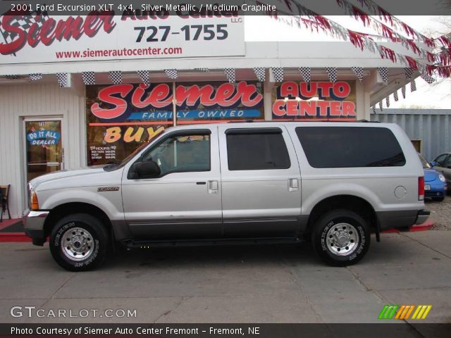 2001 Ford Excursion XLT 4x4 in Silver Metallic
